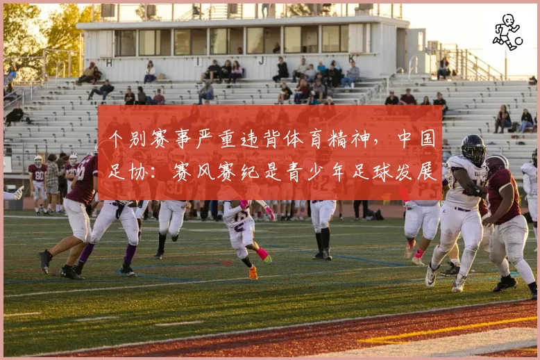 个别赛事严重违背体育精神，中国足协：赛风赛纪是青少年足球发展的底线